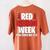We Wear Red For Red Ribbon Week Awareness Mothers Teachers Women's Comfort Colors T-Shirt Back Print Yam We Wear Red For Red Ribbon Week Awareness Mothers Teachers Women's Comfort Colors T-Shirt Back Print Yam