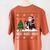 Xmas Tree Lighting Santa Riding Boston Terrier Christmas Women's Comfort Colors T-Shirt Back Print Yam
