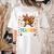 100 Days Of Driving My Teacher Nuts Dabbing Squirrel School Women's Comfort Colors T-Shirt Back Print Ivory