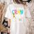 100th Day Of School Get Your Cray On Teacher Women's Comfort Colors T-Shirt Back Print Ivory