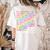 100th Day Of School Teacher Kids 100 Days Math Numbers Women's Comfort Colors T-Shirt Back Print Ivory
