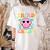 In My 3rd Grade Era Back To School Smile Face Teacher Kid Women's Comfort Colors T-Shirt Back Print Ivory