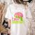3rd Grade Teachers Love Brains Zombie Teacher Halloween Women's Comfort Colors T-Shirt Back Print Ivory
