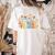 3rd Third Grade Teacher Appreciation Teaching Wildflowers Women's Comfort Colors T-Shirt Back Print Ivory