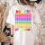 50 Days Of School Hearts Teacher Happy 50th Day Of School Women's Comfort Colors T-Shirt Back Print Ivory