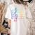 67 Music Meme Slang Six Seven Music Teacher Musician Women's Comfort Colors T-Shirt Back Print Ivory
