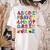Alphabet Animals ABCs Zoo Kids Boys Girls Teacher Women's Comfort Colors T-Shirt Back Print Ivory