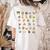 Alphabet Animals Back To School Pre-K Kindergarten Teacher Women's Comfort Colors T-Shirt Back Print Ivory