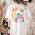 Alphabet Hi Back To School ABC Pre K Kindergarten Teacher Women's Comfort Colors T-Shirt Back Print Ivory