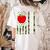 American Flag Camouflage Teacher Patriotic 4th Of July Women's Comfort Colors T-Shirt Back Print Ivory