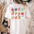 Art Apples Back To School For Teacher Student Women's Comfort Colors T-Shirt Back Print Ivory Art Apples Back To School For Teacher Student Women's Comfort Colors T-Shirt Back Print Ivory