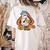 Art Teacher Painting Brushes Retro Pumpkin Ghost Artist Women's Comfort Colors T-Shirt Back Print Ivory