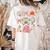 Back To School Coquette Teacher Women Girl Kindergarten PreK Women's Comfort Colors T-Shirt Back Print Ivory