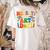 Back To School Hooray It's Art Day Art Teacher Artist Women's Comfort Colors T-Shirt Back Print Ivory