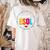 Back To School Teachers Crew Students Team ESOL Teacher Women's Comfort Colors T-Shirt Back Print Ivory
