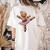 Ballet Dancer Gingerbread Christmas Dance Teacher Girl Women Women's Comfort Colors T-Shirt Back Print Ivory Ballet Dancer Gingerbread Christmas Dance Teacher Girl Women Women's Comfort Colors T-Shirt Back Print Ivory
