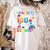 I Blasted Through 100 Days Of School 100th Day Teacher Kids Women's Comfort Colors T-Shirt Back Print Ivory