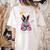 Boston Terrier Boston Bull Terrier Women's Comfort Colors T-Shirt Back Print Ivory
