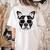 Boston Terrier Dad Father’s Day Dog Dad Men’s Women's Comfort Colors T-Shirt Back Print Ivory