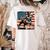 Boston Terrier Dog 4th Of July USA American Flag Patriotic Women's Comfort Colors T-Shirt Back Print Ivory