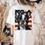 Boston Terrier Dog American Flag 4th Of July Patriotic Puppy Women's Comfort Colors T-Shirt Back Print Ivory
