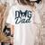 Boston Terrier Dog Dad Women's Comfort Colors T-Shirt Back Print Ivory
