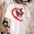 Boston Terrier Dog Mom Dad Valentine’s Day Pet Lover For Men Women Kids Women's Comfort Colors T-Shirt Back Print Ivory