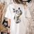 Boston Terrier Dog Graphic Pet Art Boston Terrier For Men Women Kids Women's Comfort Colors T-Shirt Back Print Ivory