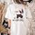 Boston Terrier Fart American Gentleman Non-Sporting Dog Women's Comfort Colors T-Shirt Back Print Ivory