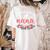 Boston Terrier Grandma Nana Dog Lover Christmas Women's Comfort Colors T-Shirt Back Print Ivory