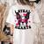 Boston Terrier Heart Glasses Girls Bostie Valentines Day Women's Comfort Colors T-Shirt Back Print Ivory