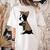 Boston Terrier Lover I Love Mom Tattoo Leopard Women's Comfort Colors T-Shirt Back Print Ivory