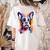 Boston Terrier Lover Pop Art Color Boston Terrier Dog For Men Women Girls Kids Women's Comfort Colors T-Shirt Back Print Ivory