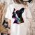Boston Terrier Lovers Colorful Pop Art Boston Terrier Women's Comfort Colors T-Shirt Back Print Ivory