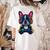 Boston Terrier Lovers Gaming Headphones Boston Terrier Women's Comfort Colors T-Shirt Back Print Ivory