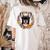 Boston Terrier Mom Floral Bostie Dog Lover Flowers Cute Women's Comfort Colors T-Shirt Back Print Ivory