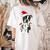 Boston Terrier Santa Christmas Lights Xmas Dog Lover Men Women Kids Women's Comfort Colors T-Shirt Back Print Ivory