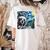 Boston Terrier Santa Starry Night Van Gogh Christmas Dog Men Women Kids Women's Comfort Colors T-Shirt Back Print Ivory