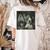 Boston Terrier Selfie With Ghosts Halloween Dog Lover Women's Comfort Colors T-Shirt Back Print Ivory
