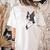 Boston Terrier Shirts For Women Girls Kids Heart Cute Women's Comfort Colors T-Shirt Back Print Ivory