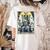 Boston Terrier Tarot Card Dog Women's Comfort Colors T-Shirt Back Print Ivory