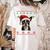 Boston Terrier Ugly Christmas Sweater Xmas For Adults Kids Women's Comfort Colors T-Shirt Back Print Ivory