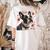Boston Terrier Is My Valentine Cute Pet Dog Owner Valentine Women's Comfort Colors T-Shirt Back Print Ivory