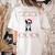 Boston Terrier Wearing Santa Hat Ugly Xmas Dog Lovers Women's Comfort Colors T-Shirt Back Print Ivory