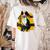 Boston Terrier s Mid-Century Modern Art s Street Grunge Women's Comfort Colors T-Shirt Back Print Ivory