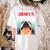 Boston Terriers Jowls Dog Mom Dog Dad Women's Comfort Colors T-Shirt Back Print Ivory