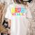 Bruh We Back Teacher First Day Of School Back To School Women's Comfort Colors T-Shirt Back Print Ivory Bruh We Back Teacher First Day Of School Back To School Women's Comfort Colors T-Shirt Back Print Ivory