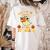 You Can't Scare Me I Teach 5th Grade Teacher Halloween Ghost Women's Comfort Colors T-Shirt Back Print Ivory