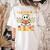 You Can't Scare Me I Teach Preschool Ghost Halloween Teacher Women's Comfort Colors T-Shirt Back Print Ivory