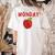 Caterpillar Friday Fruit Kindergarten Teacher Men Women Kids Women's Comfort Colors T-Shirt Back Print Ivory Caterpillar Friday Fruit Kindergarten Teacher Men Women Kids Women's Comfort Colors T-Shirt Back Print Ivory